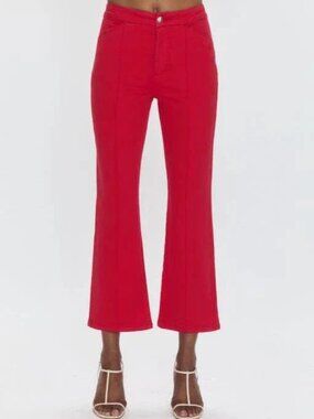 Pistola Simone Kick Flare Pant in Ruby Size 26 NWT